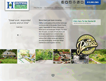 Tablet Screenshot of heffnerlandscaping.com
